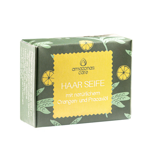 Haarseife mit natürlichem Orangen- und Pracaxiöl
